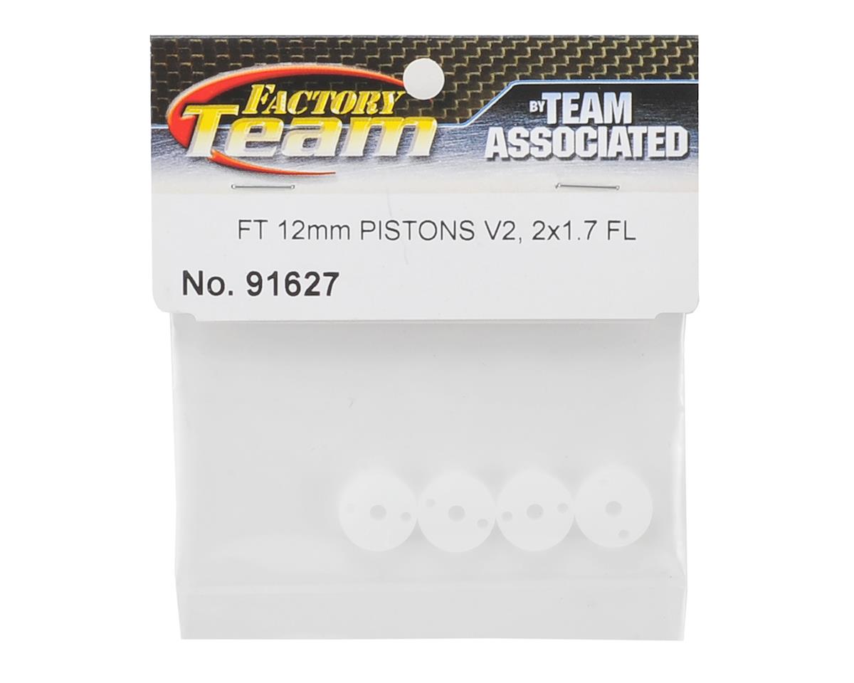 Team Associated Factory Team 12mm V2 Shock Piston (4) (2x1.7mm)
