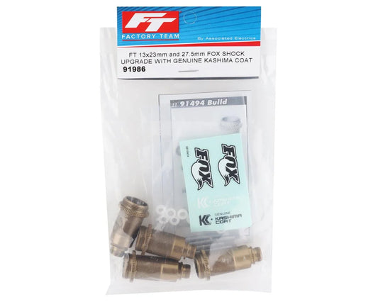 Team Associated Factory Team FOX Kashima Coated Shock Body Kit (13x23mm &amp; 27.5mm)