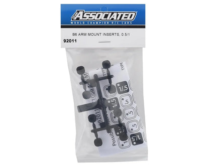Team Associated RC10 B6 1/0.5 Arm Mount Inserts (8)