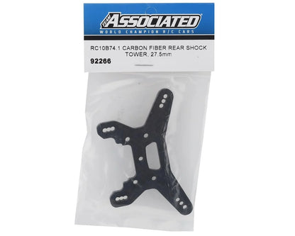 Team Associated RC10B74.1 27.5mm Carbon Fiber Rear Shock Tower