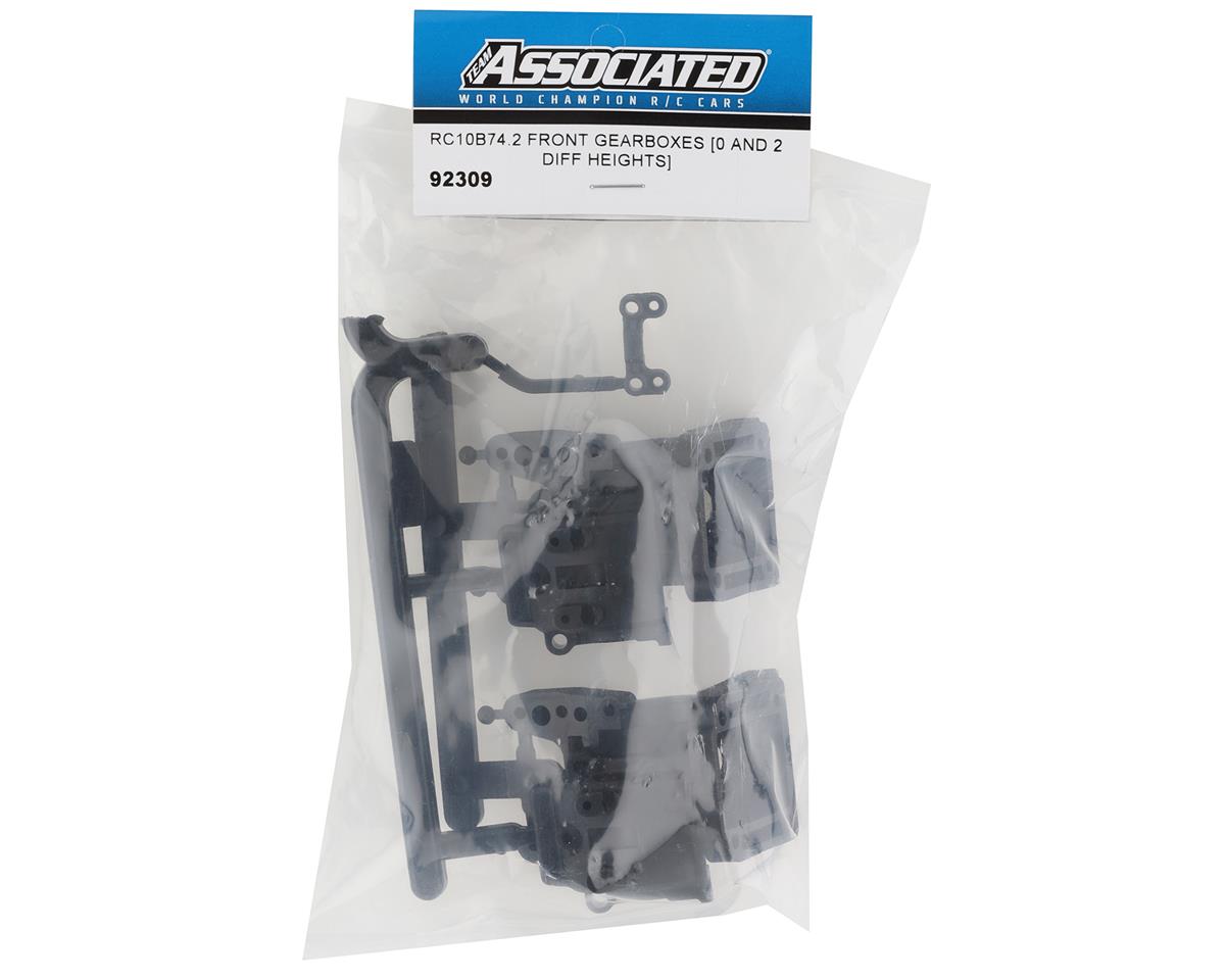 Team Associated RC10B74.2 Front Gearboxes (0 & 2mm)