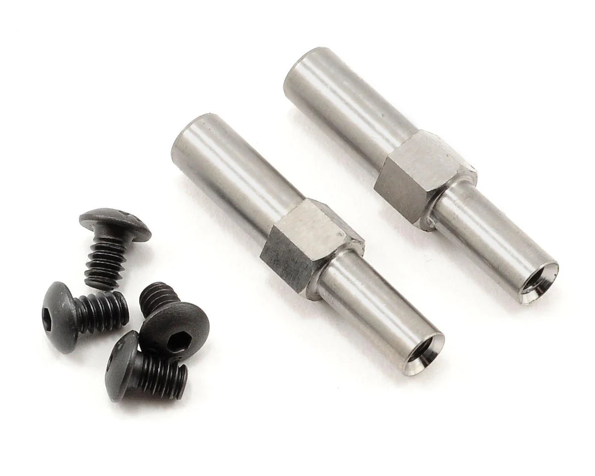 Team Associated Titanium Front Axle Set (2)