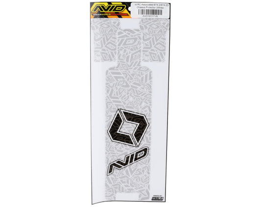 Avid RC Associated B74.2/B74.2D Chassis Protector (Black/White)