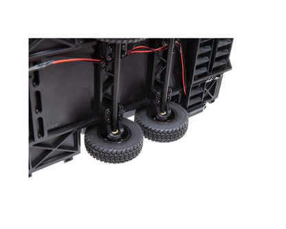 Axial SCX24 Flat Bed Mini Vehicle Trailer w/LED Taillights