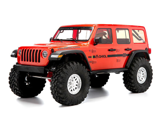 CLEARANCE Axial SCX10 III "Jeep JLU Wrangler" RTR 4WD Rock Crawler (Orange) w/Portals & DX3 2.4GHz Radio