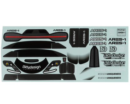 Bittydesign ARES-1 GT12 1/12 On-Road Body (Clear) (SupaStox Class)