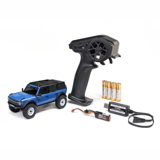 *** Pre-Order*** Axial 1/30 SCX30 Ford Bronco 4X4 RTR Brushed Rock Crawler (Battery & Charger Included)