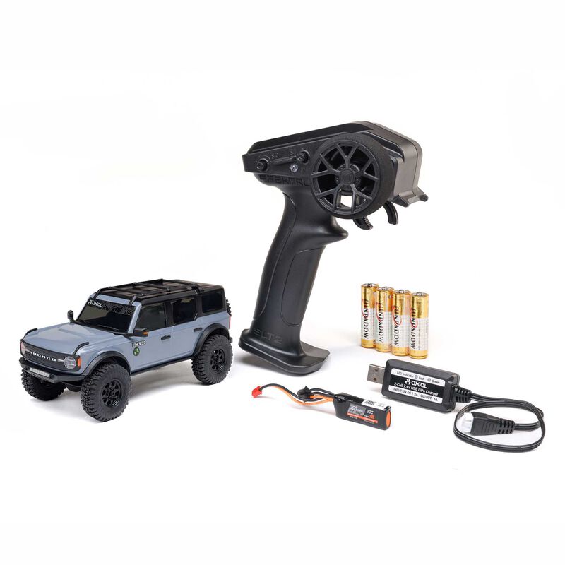 *** Pre-Order*** Axial 1/30 SCX30 Ford Bronco 4X4 RTR Brushed Rock Crawler (Battery & Charger Included)