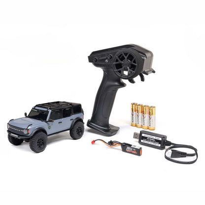 *** Pre-Order*** Axial 1/30 SCX30 Ford Bronco 4X4 RTR Brushed Rock Crawler (Battery & Charger Included)
