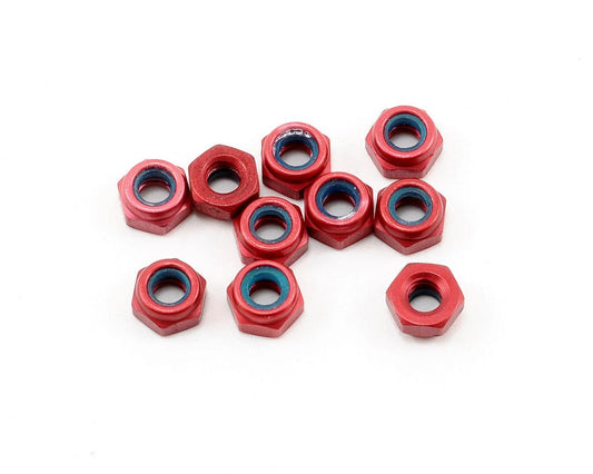 4-40 Aluminum Locknut (Red) (10) (CRC) #1412
