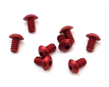 CRC 3/16x4-40 Aluminum Button Head Screw (8) (Red)