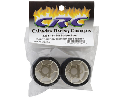 CRC "Blue Stripe" 1/12 Spec Rear Tires (LightWeight) (2) (Blue)