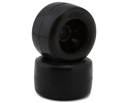 CRC RT1 F1 1/10 Rear Pre-Mounted Rubber F1 Tire (2)