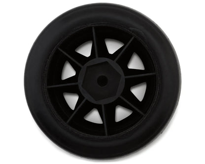 CRC RT1 F1 1/10 Rear Pre-Mounted Rubber F1 Tire (2)
