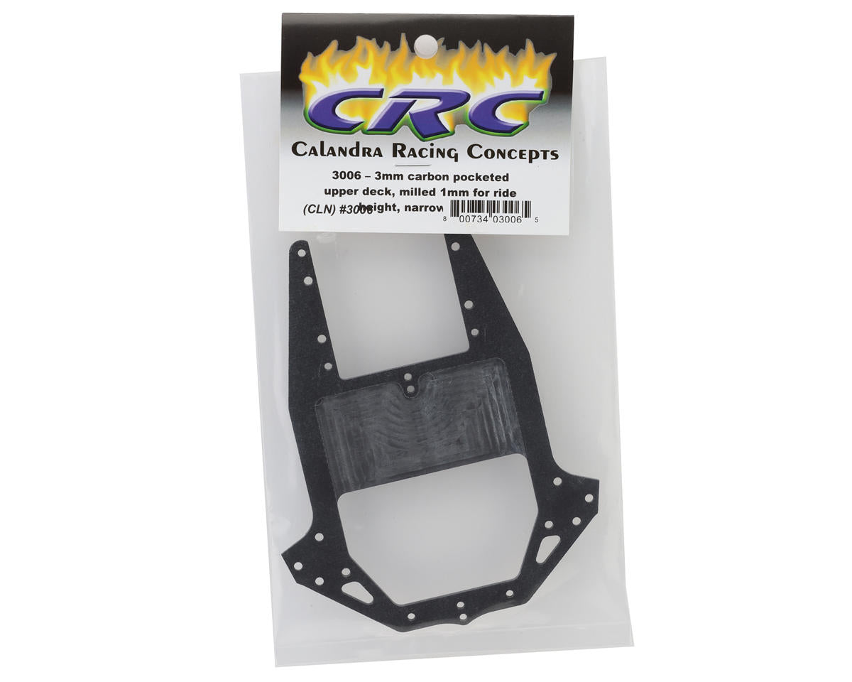 CRC MetriCKs 3mm Carbon Pocketed Upper Deck (Narrow Track)#3006