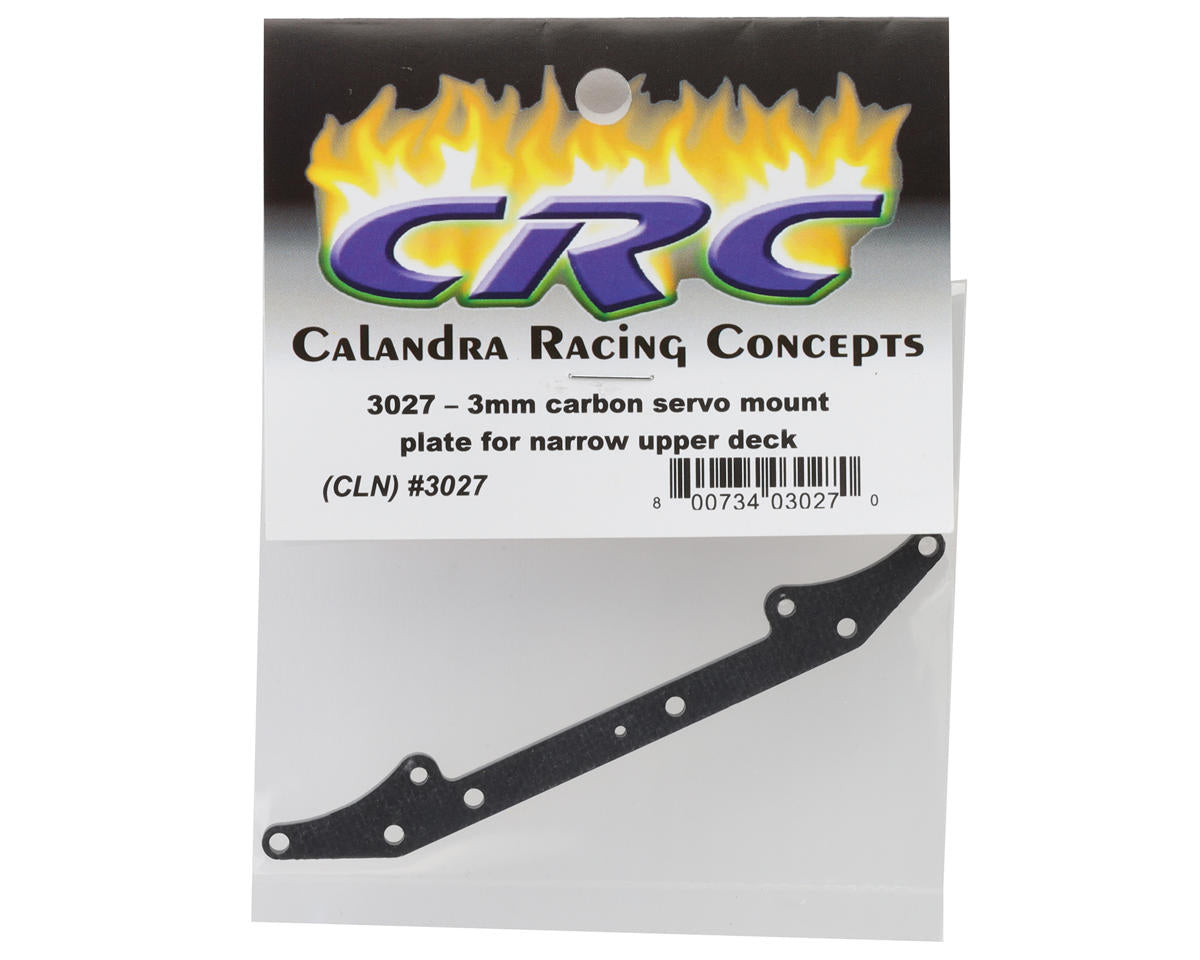 CRC MetriCKs 3mm Carbon Fiber Servo Mount Plate (Narrow) #3027