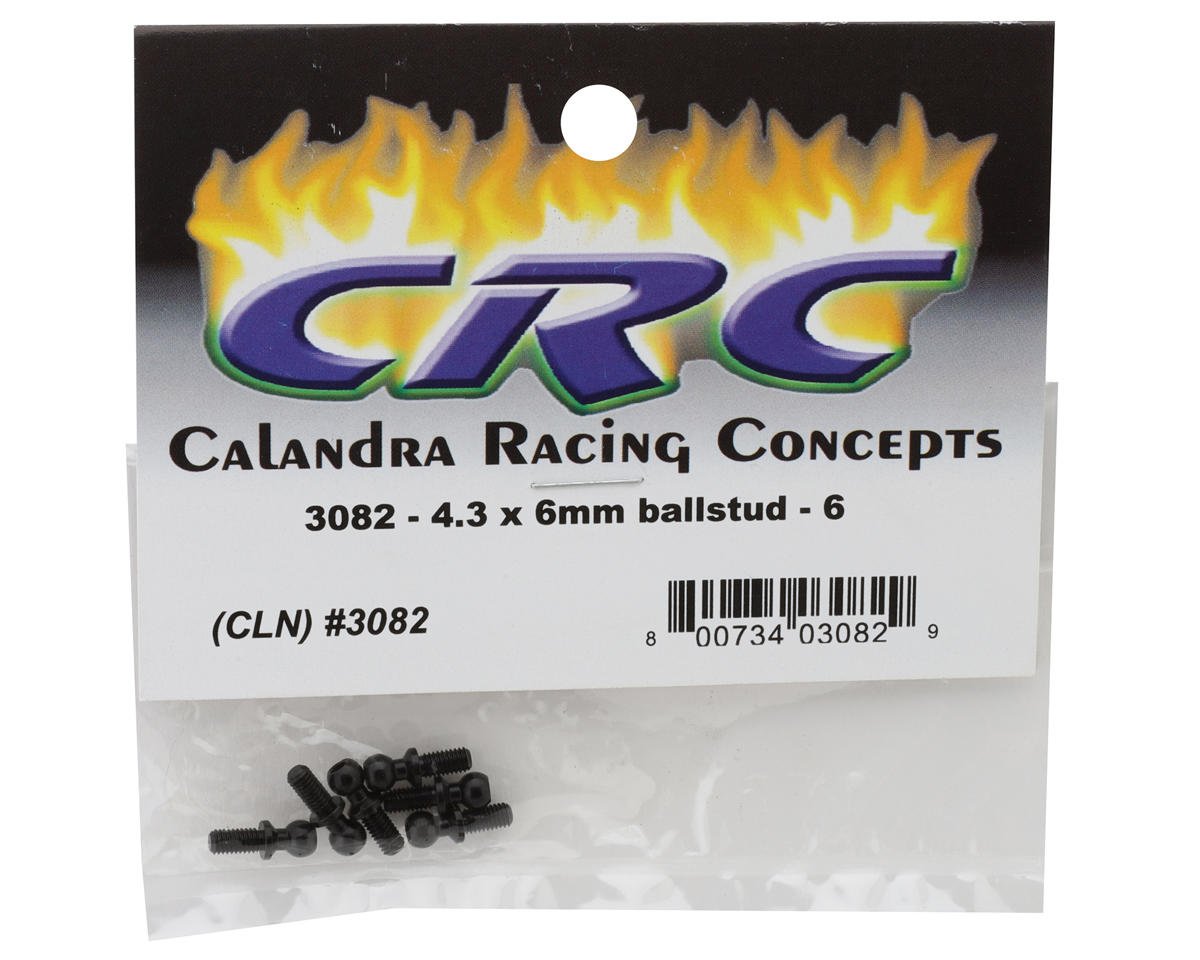 CRC 4.3x6mm Ballstuds (6) #3082