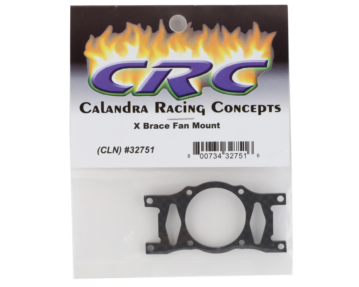 CRC Non-LCG slider pods Rear Carbon Fiber X-Brace w/Fan Mount