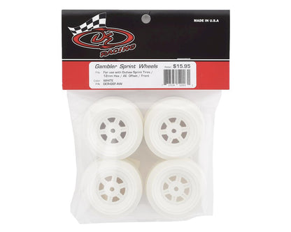 DE Racing Gambler Front Wheels (AE Offset) w/12mm Hex (4)