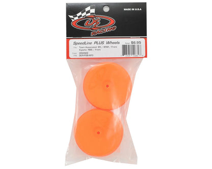 DE Racing Speedline PLUS 2.4 1/10 Buggy Front Wheel (2) (Orange) w/12mm Hex (B6/RB6) 5/5 Rating