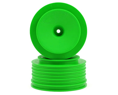 DE Racing Speedline PLUS Short Course Wheels (Green) (2) (SC6/Slash/Blitz) w/12mm Hex