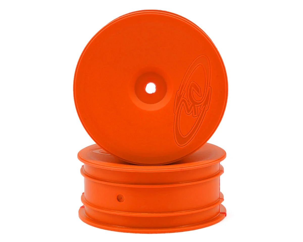 DE SpeedLine Wheels - 2.2 1/10 Buggy Front Wheels (2) (B6/RB6) (Orange)