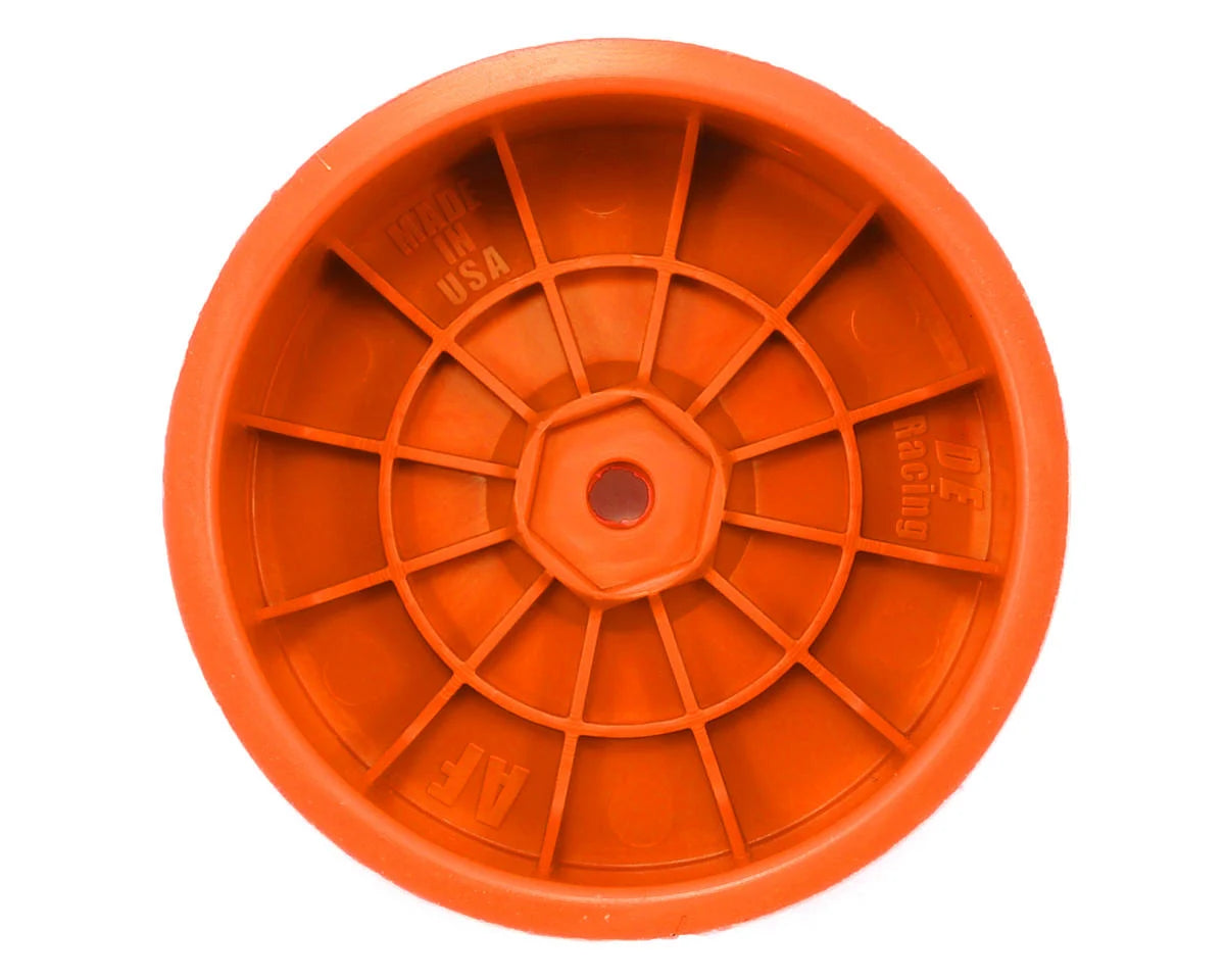 DE SpeedLine Wheels - 2.2 1/10 Buggy Front Wheels (2) (B6/RB6) (Orange)