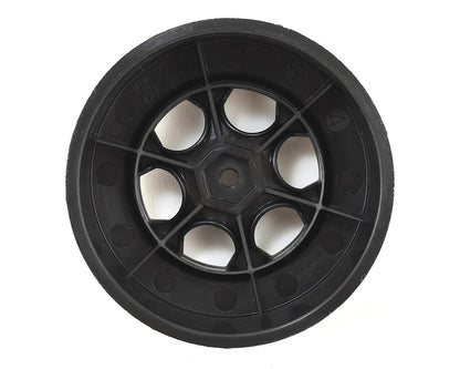DE Racing 12mm Hex "Trinidad" Short Course Wheels (Black) (4) (22SCT/TEN-SCTE)