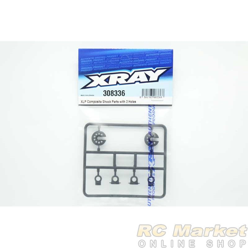 XRAY XLP Composite Shock Parts w/2 Holes