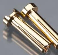 TQ Wire 18mm 4mm Bullet Male Connectors Pair