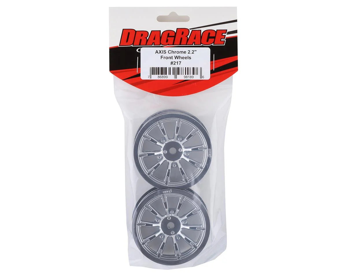DragRace Concepts AXIS 2.2" Drag Racing Front Wheels w/12mm Hex
