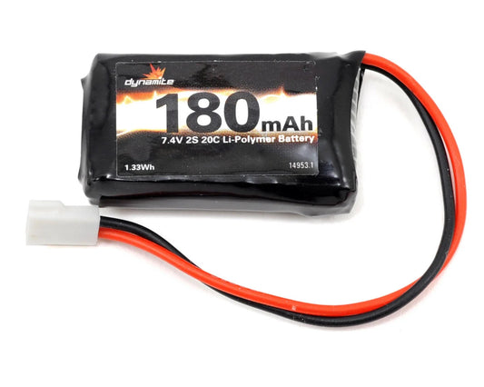 Dynamite 2S LiPo 20C Battery Pack (7.4V/180mAh)