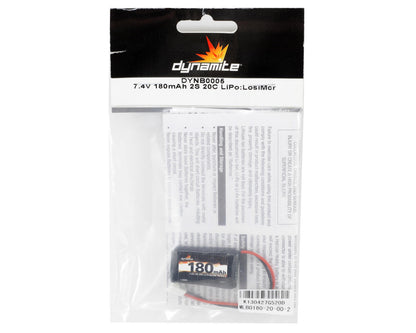 Dynamite 2S LiPo 20C Battery Pack (7.4V/180mAh)
