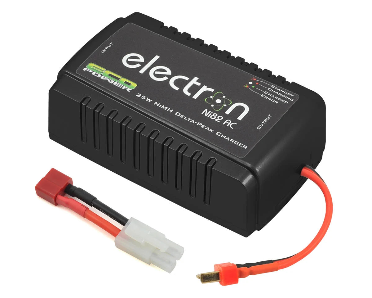 EcoPower Electron Ni82 AC NiMH Battery Charger w/Free Tamiya Connector Adapter (1-8 Cells/2A/25W)