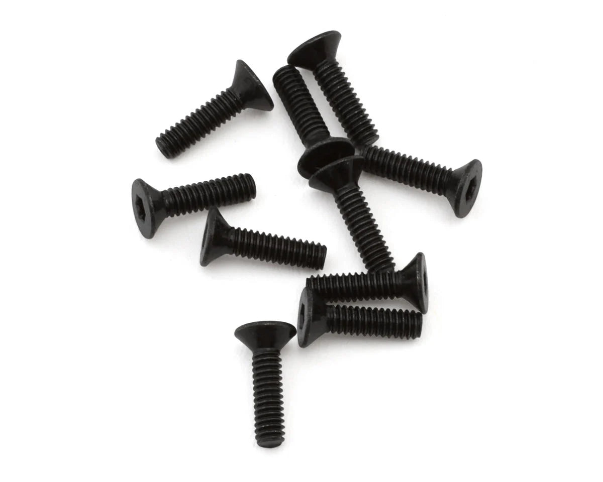 EcoPower 2mm "High Strength" Steel Flat Head Screws (10) (2x8mm)
