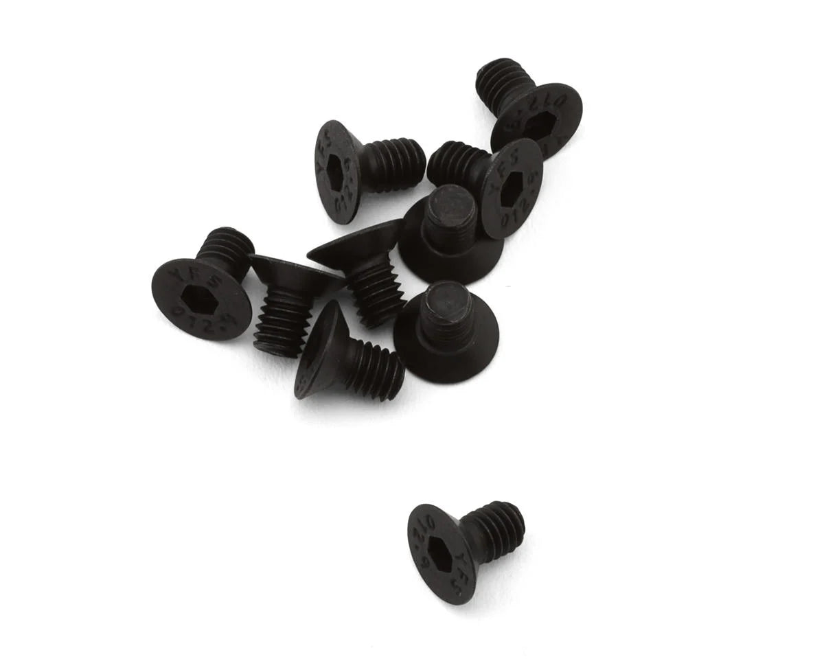 EcoPower 3mm "High Strength" Steel Flat Head Screws (10) (3x5mm)