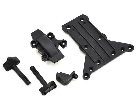ECX Gear Cover, Kick Plate & Battery Mount Set