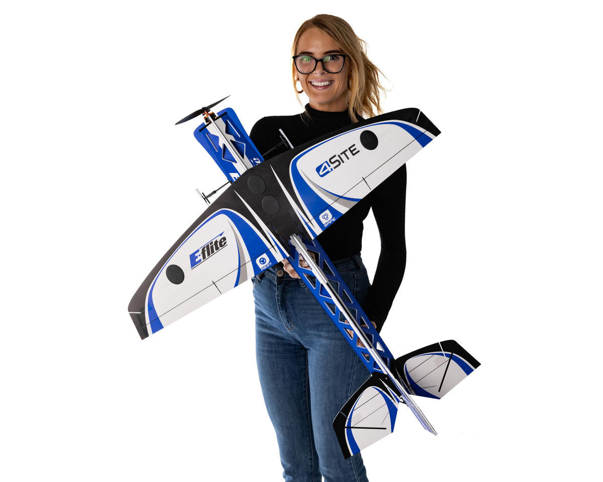 E-flite 4-Site 3D FF (Flat Foamy) BNF Basic Electric Airplane (800mm)