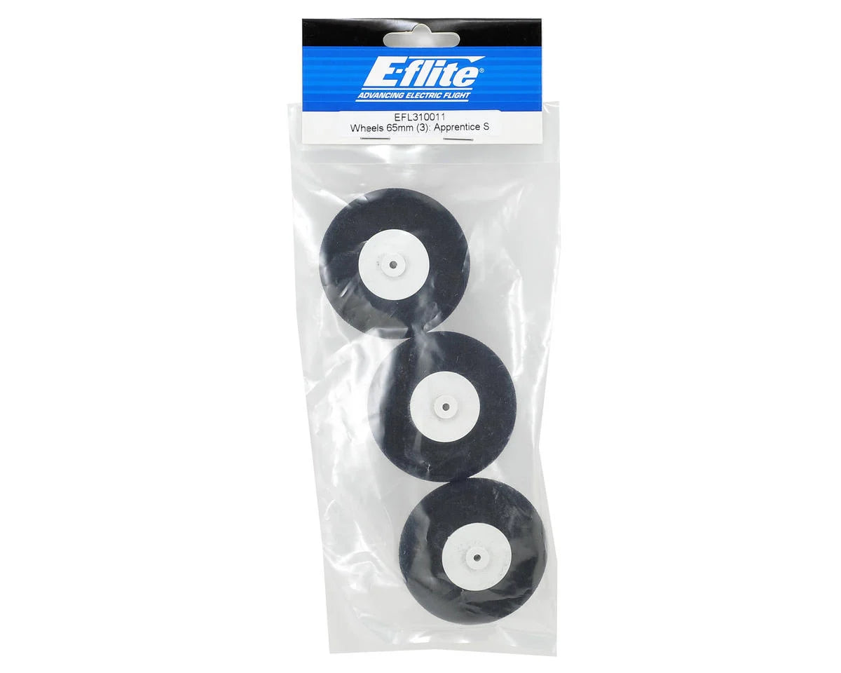 E-flite 65mm Wheel Set (3)