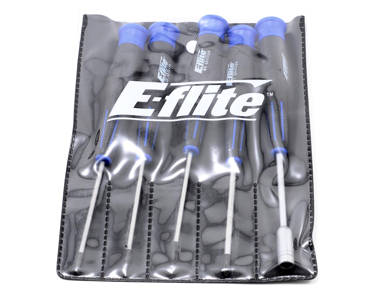 E-flite 5-Piece Metric & SAE Park Flyer Tool Set w/Carrying Case