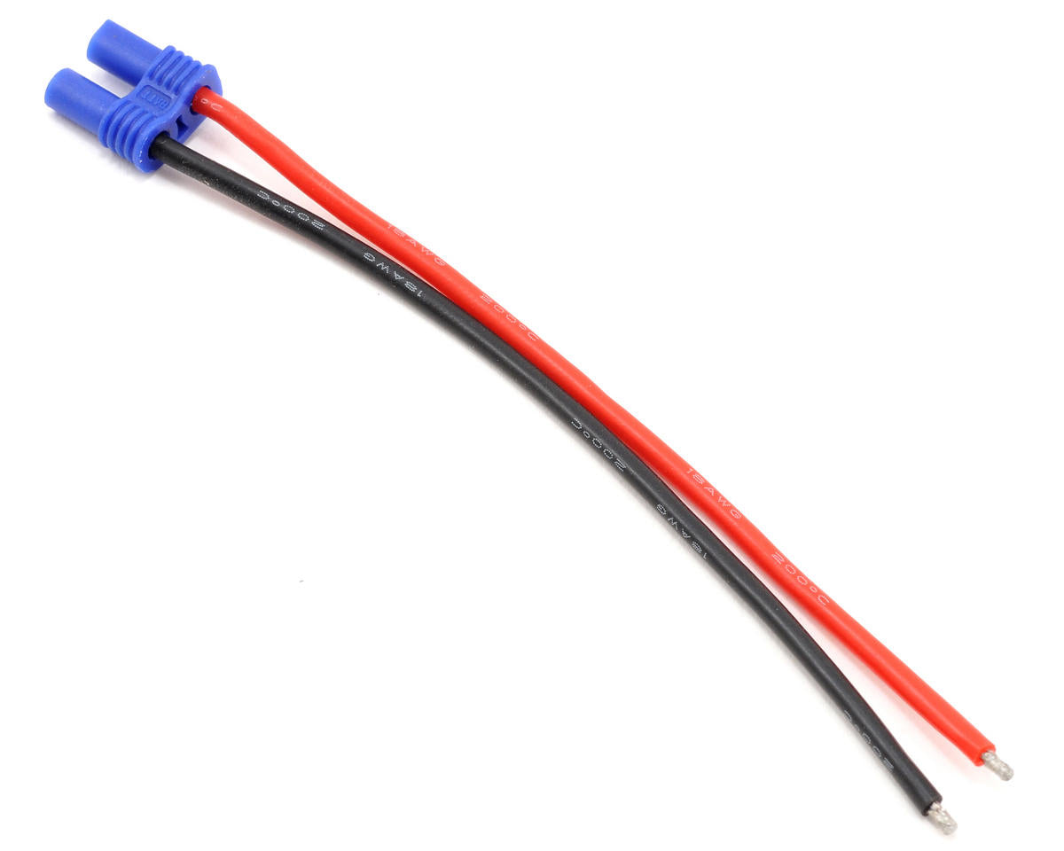 E-flite EC2 Battery Connector w/4" Wire (18GA)