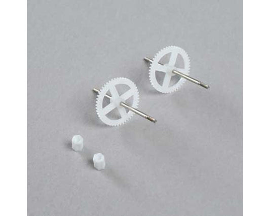 E-flite Prop Shaft with Gear (2): Night Vapor