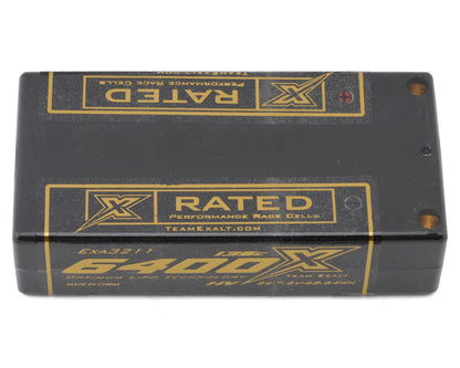 Team Exalt "X-Rated" HVX Shorty 2S 135C LiPo Battery (7.4V/6400mAh) w/5mm Connectors (ROAR Approved)