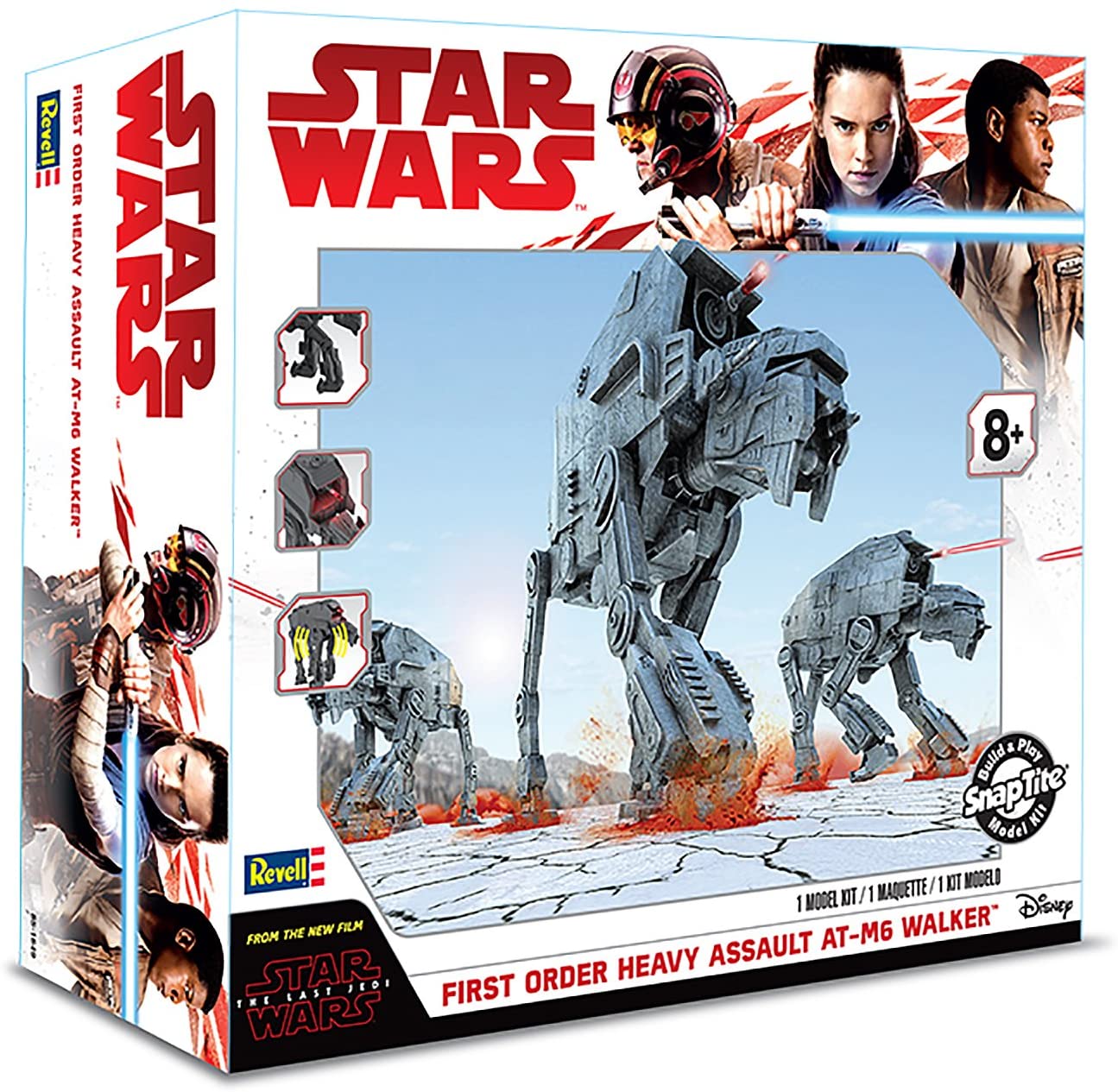 Revell First Order Heavy Assault AT-M6 Walker (85-1649) Star Wars ...