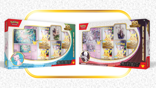 Pokemon 30th Celebration Mew / Mewtwo Figure Collection