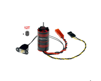Furitek Ascent-18 UNITY PRO 2-in-1 Micro FOC Brushless System (3500kV) w/12T Pinion & 2.4GHz Receiver