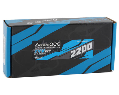 Gens Ace G-Tech Smart 2S LiPo Battery 45C (7.4V/2200mAh) w/T-Style