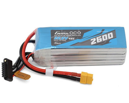 Gens Ace G-Tech Smart 6S LiPo Battery 45C (22.2V/2600mAh) w/XT60 Connector