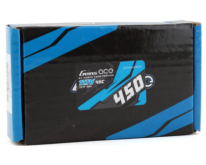 Gens Ace 3S LiPo Battery 45C (11.1V/450mAh) w/JST Connector