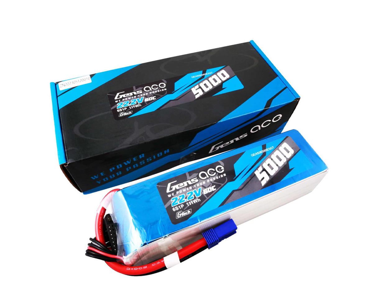 Gens Ace G-Tech Smart 6S LiPo Battery 60C (22.2V/5000mAh) w/EC5 Connector